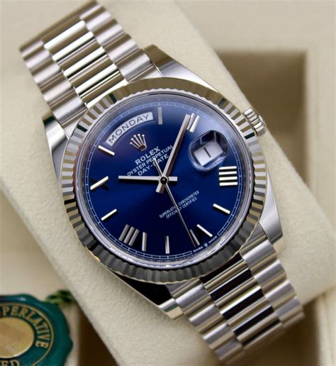 rolex day date blau|rolex day date configurator.